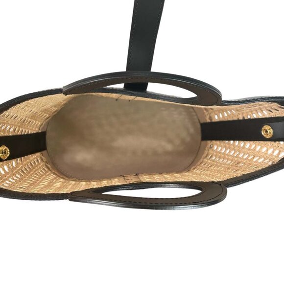 Rose Black Italian Leather Handbag – Elegant Top Handle & Shoulder Bag for Women - Picture 9 of 9